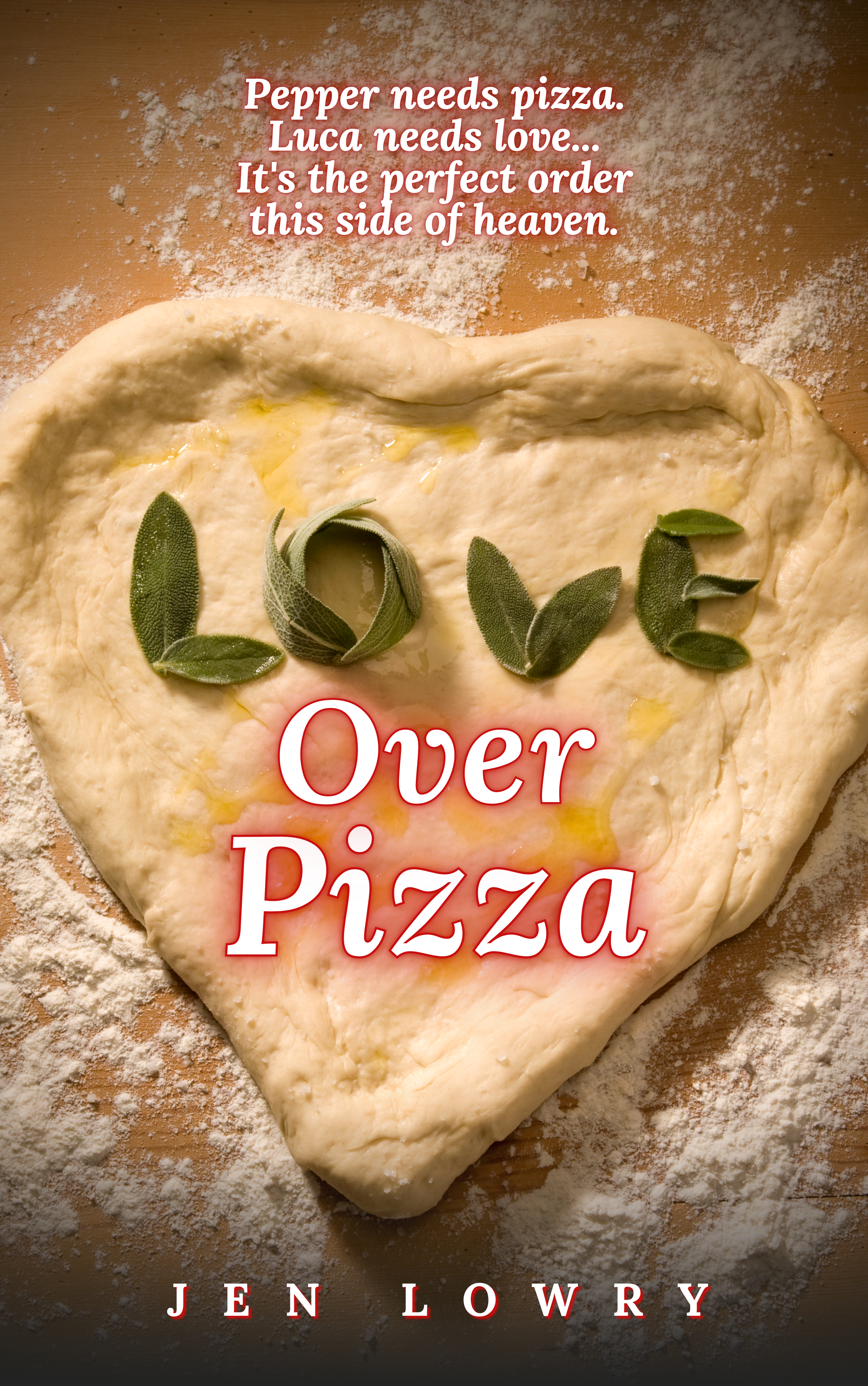 Love Over Pizza - Cover Commission - Jen Lowry