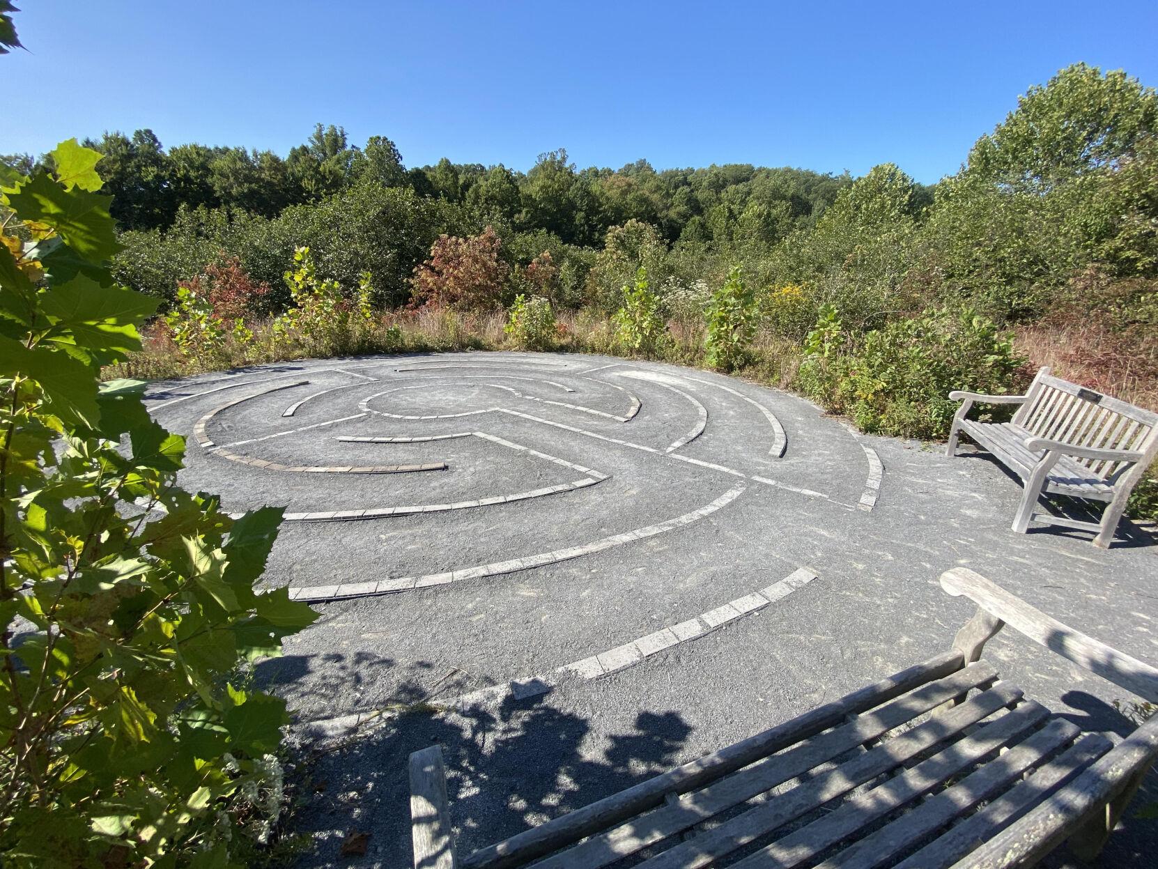 This is the West Virginia Botanic Garden labyrinth. 